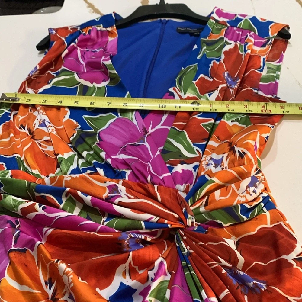 Maggy London multi floral dress 6 - Picture 8 of 8